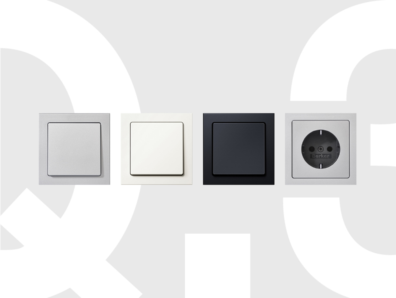 Berker Q.3 bei Elektro Cakan Sanitär GmbH & Co.KG in Niestetal
