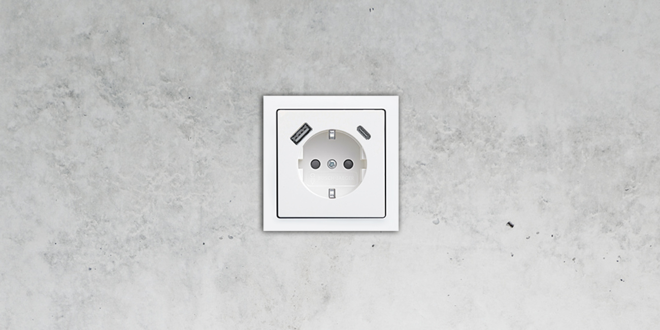 SCHUKO® USB-Steckdose bei Elektro Cakan Sanitär GmbH & Co.KG in Niestetal